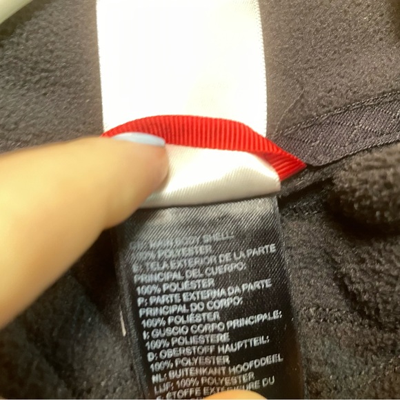 North Face Women’s Black Fleece Zip Up - size S - Picture 7 of 7